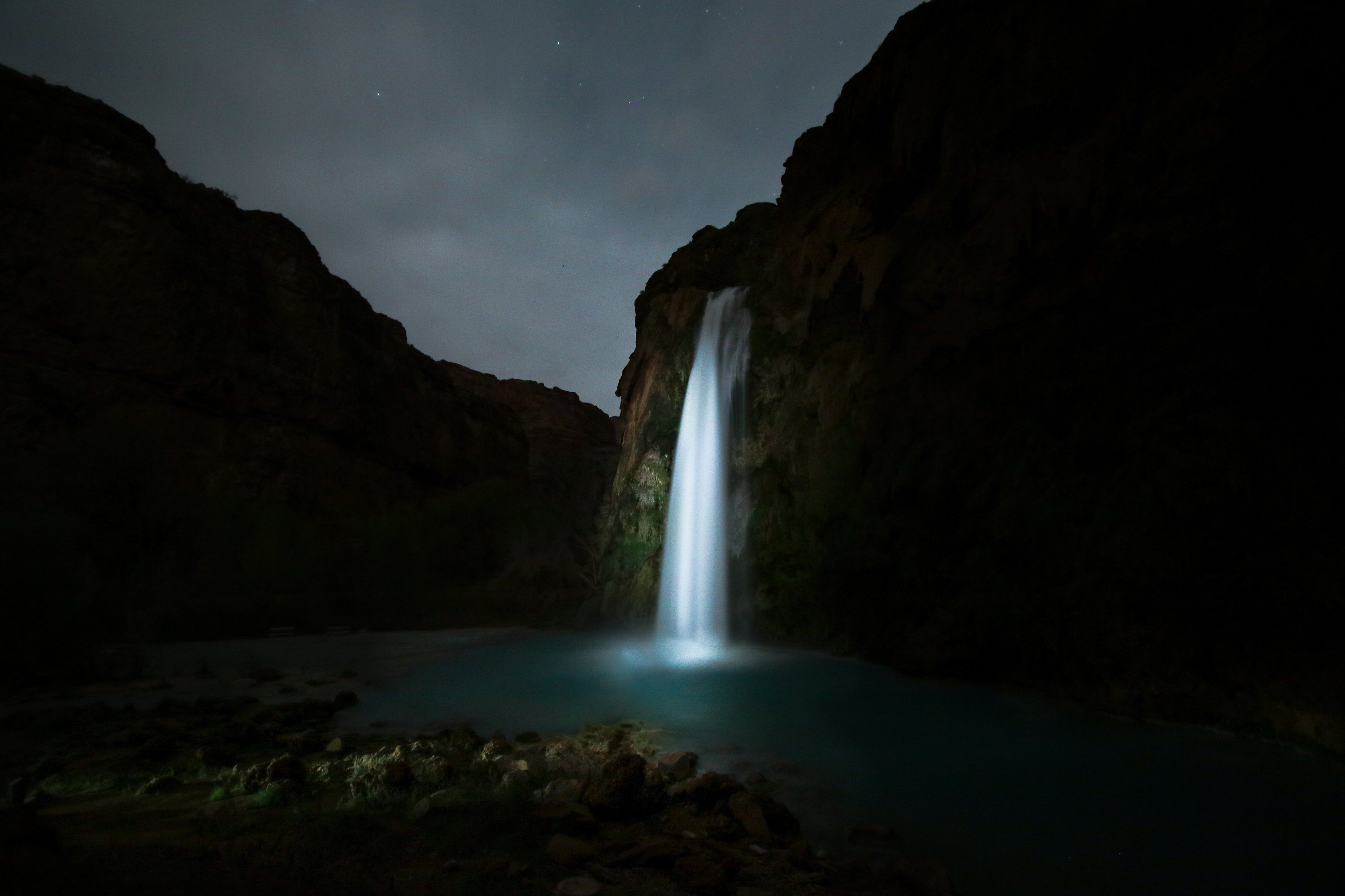 Картинки луна водопад фото