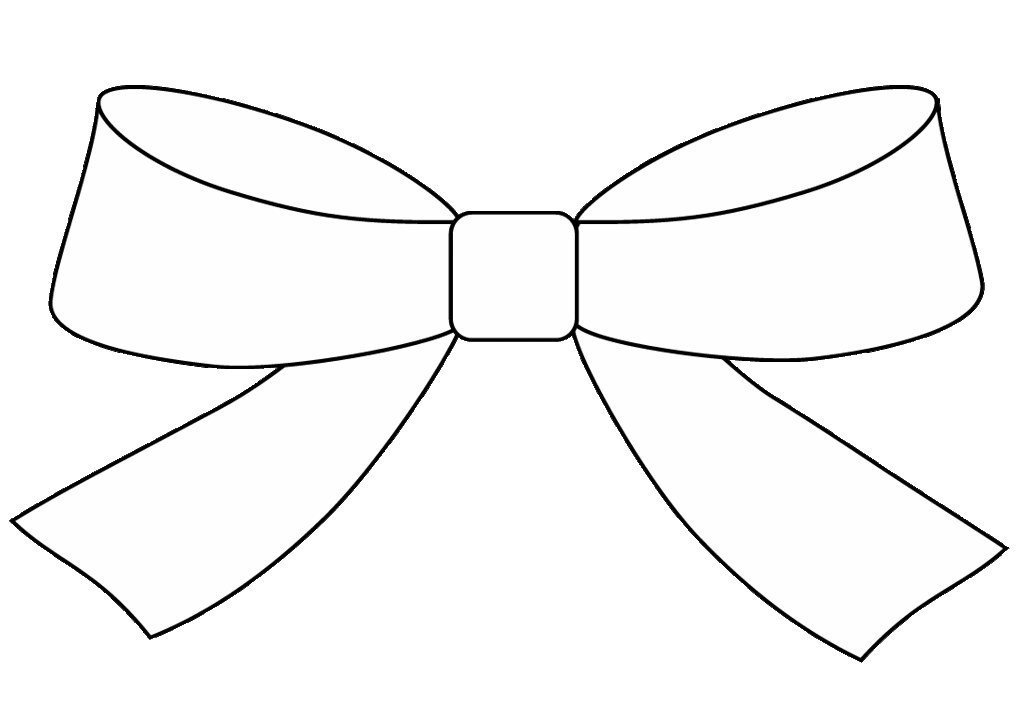 Черно белый бант рисунок фото