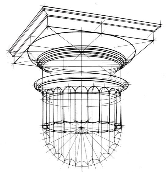Как нарисовать капитель фото