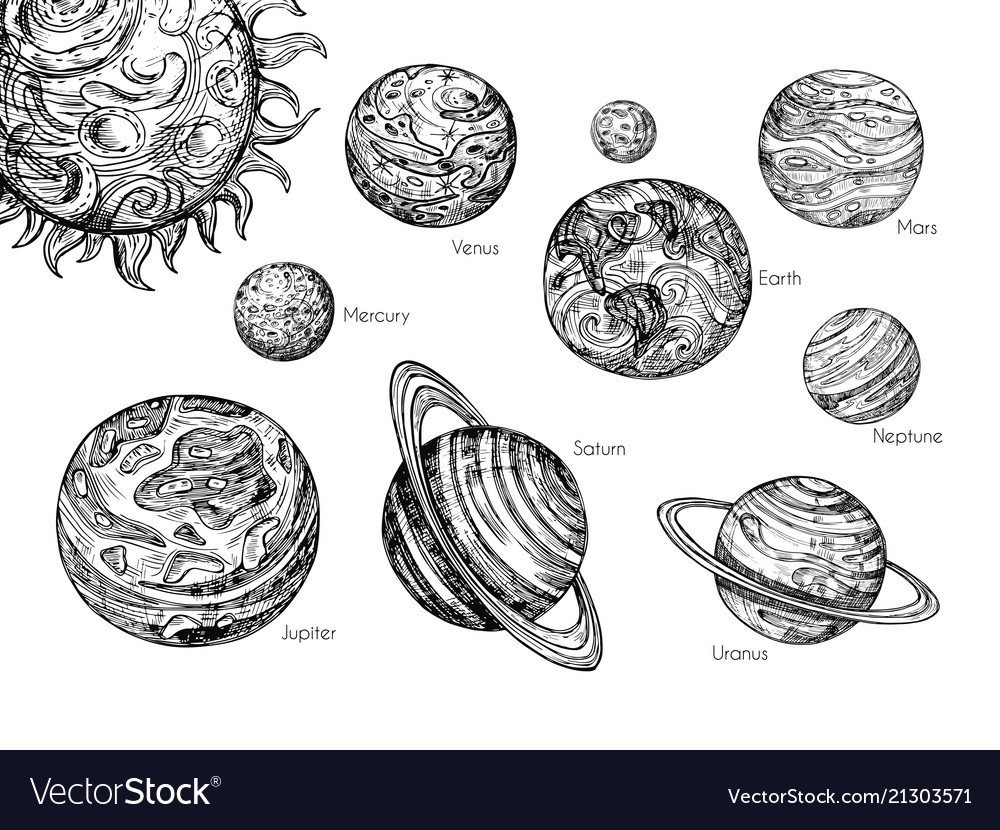 Как нарисовать уран фото