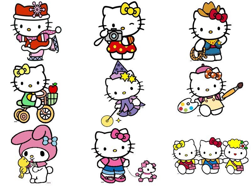 Маленькие рисунки hello kitty фото