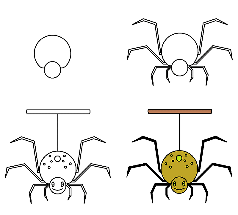 Паукообразные рисунок карандашом фото