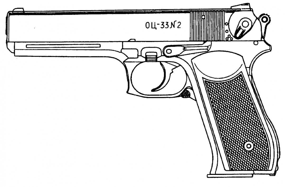 Пистолет макарова рисунок карандашом простой фото