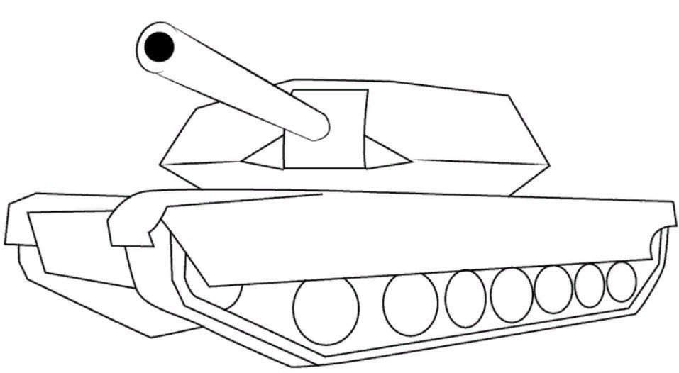 Рисунки легкие рисунки танков фото