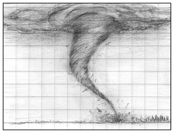 Торнадо рисунок простой фото