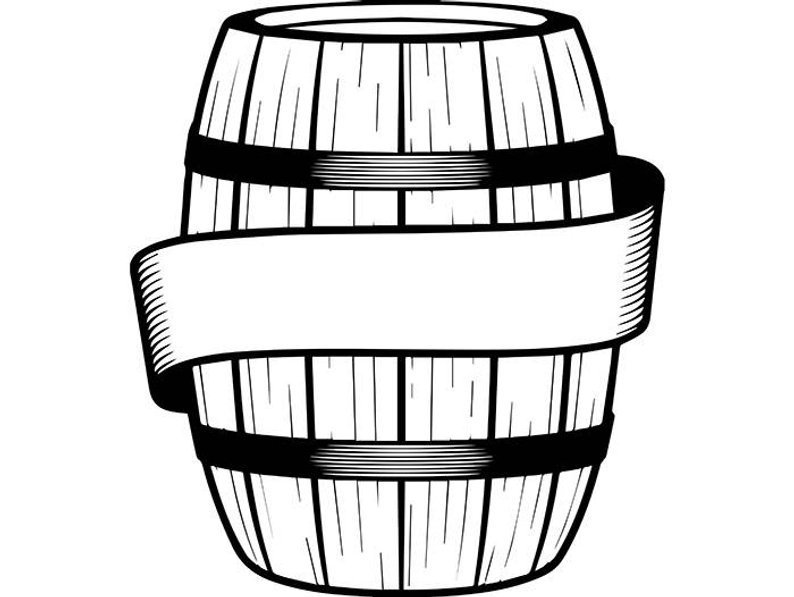 Бочка векторный рисунок фото