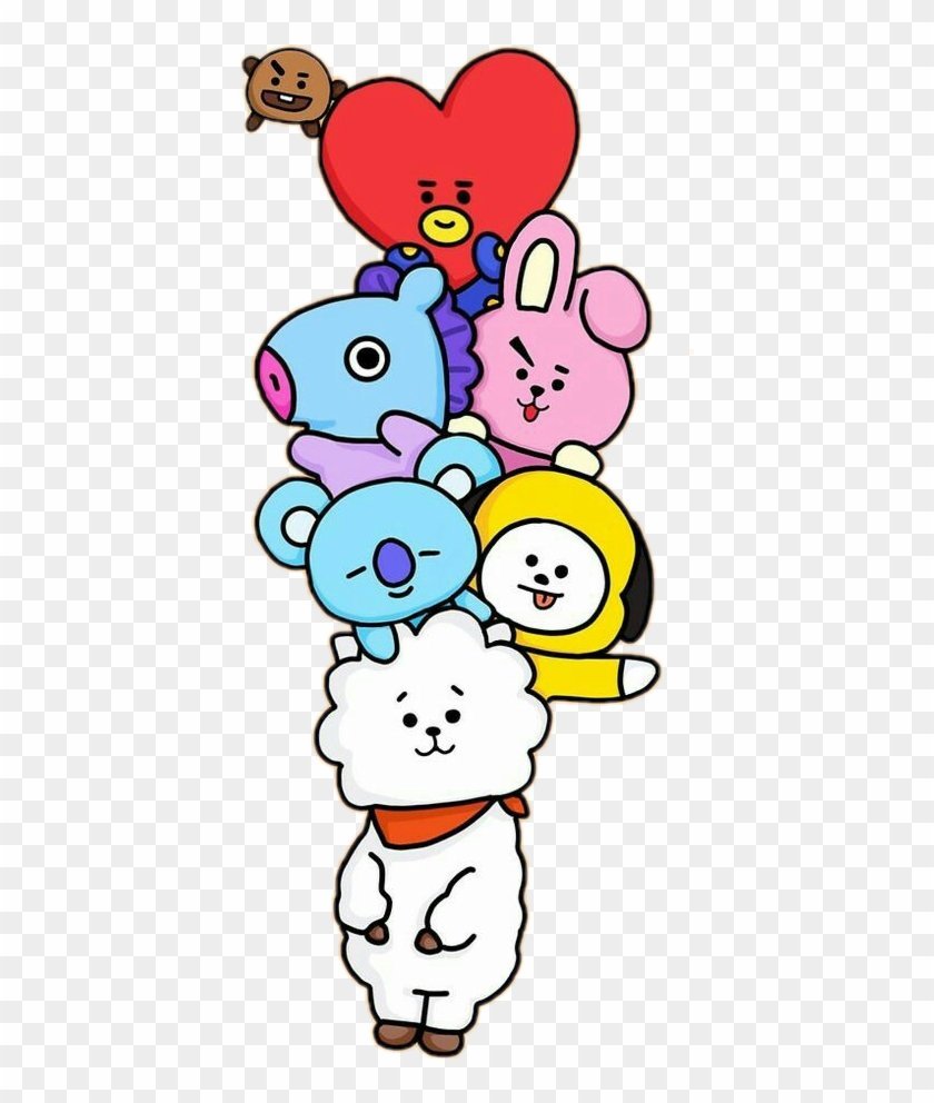 Bt21 рисунки маленькие фото